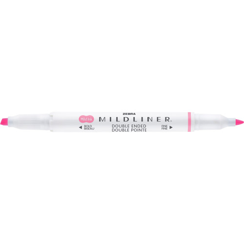 Zebra Midliner Dual-Tip Highlighter-Pink - 5A003GCM-1HBCM - 045888781702