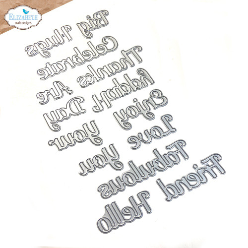 Elizabeth Craft Metal Die-Everyday Big Words - 5A003DHJ-1H9QM - 741527318420