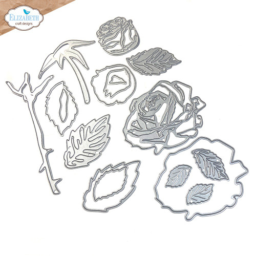 Elizabeth Craft Metal Die-Layered Roses - 5A003DHQ-1H9QN - 741527318499