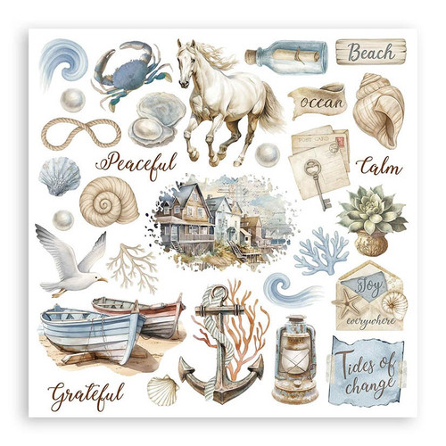 Stamperia Assortment Rub-On 6.1"x6.1" 6/Pkg-Silent Sea - 5A003FZ6-1H9T4 Stamperia Assortment Rub-On 6.1"x6.1" 6/Pkg-Silent Sea - 5A003FZ6-1H9T4