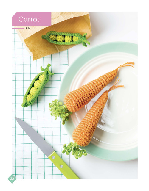 Adorable Fruits & Vegetables To Crochet-Delicious Decorations For Your Table - 5A003G4V-1HB0V Adorable Fruits & Vegetables To Crochet-Delicious Decorations For Your Table - 5A003G4V-1HB0V