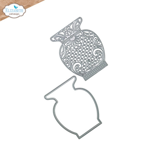 Elizabeth Craft Metal Die-Delicate Fancy Vase - 5A003G5S-1HB22 - 741527318543