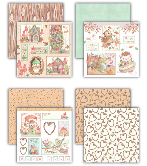 Craft Consortium Double-Sided Paper Pad 8"X8" 36/Pkg-Tales From Oak Wood - 5A003G6Y-1HB2S Craft Consortium Double-Sided Paper Pad 8"X8" 36/Pkg-Tales From Oak Wood - 5A003G6Y-1HB2S