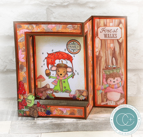 Craft Consortium Photopolymer Stamp set-Falling Leaves, Tales From Oak Wood - 5A003G6T-1HB2W Craft Consortium Photopolymer Stamp set-Falling Leaves, Tales From Oak Wood - 5A003G6T-1HB2W