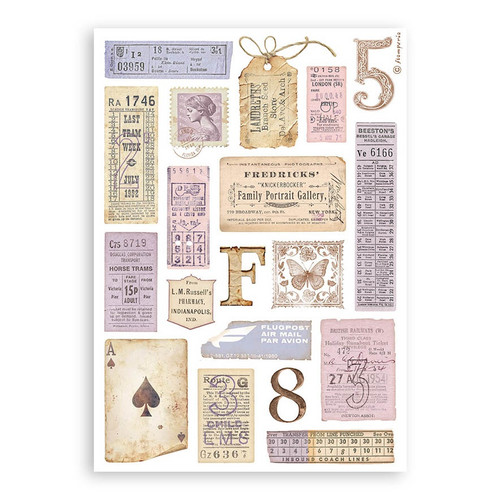 Stamperia A5 Washi Pad 8/Pkg-Quiet Days - 5A003FYK-1H9TR Stamperia A5 Washi Pad 8/Pkg-Quiet Days - 5A003FYK-1H9TR