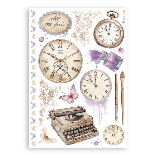 Stamperia A5 Washi Pad 8/Pkg-Quiet Days - 5A003FYK-1H9TR Stamperia A5 Washi Pad 8/Pkg-Quiet Days - 5A003FYK-1H9TR