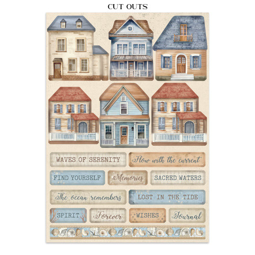 Stamperia Junk Journal Stickers, Cut-outs And Backgrounds-Silent Sea - 5A003FYL-1H9T7 Stamperia Junk Journal Stickers, Cut-outs And Backgrounds-Silent Sea - 5A003FYL-1H9T7