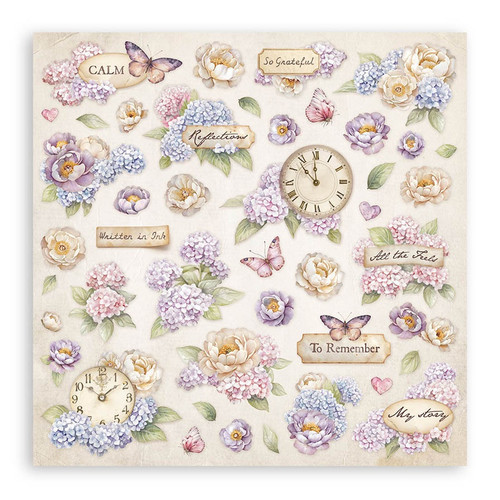 Stamperia Single-Sided Paper Pad 12"x12" 22/Pkg-Quiet Days - 5A003FZJ-1H9V0