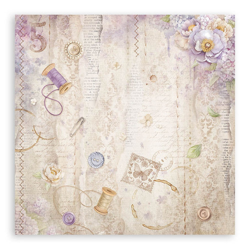 Stamperia Single-Sided Paper Pad 12"x12" 22/Pkg-Quiet Days - 5A003FZJ-1H9V0 Stamperia Single-Sided Paper Pad 12"x12" 22/Pkg-Quiet Days - 5A003FZJ-1H9V0