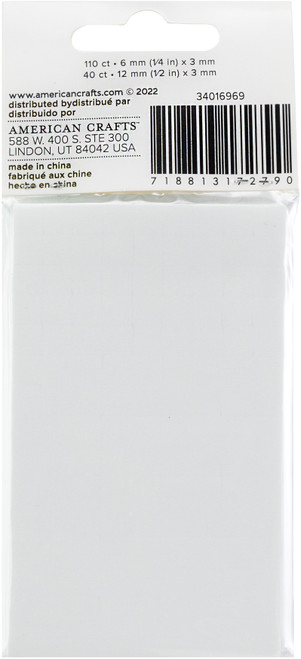 Sticky Thumb Foam Dots 150/Pkg-Two Sizes - 5A002NB7-1GQ51