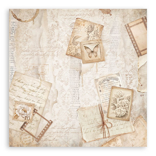 Stamperia Single-Sided Paper Pad 8"X8" 22/Pkg-Quiet Days - 5A003FZL-1H9TC