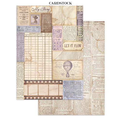 Stamperia Junk Journal Stickers, Cut-outs And Backgrounds-Quiet Days - 5A003FZ0-1H9VF Stamperia Junk Journal Stickers, Cut-outs And Backgrounds-Quiet Days - 5A003FZ0-1H9VF