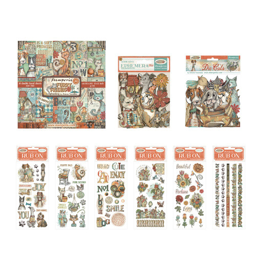 Stamperia Furry Friends Bundle-Classic Pad - 5A003CX0-1H94V