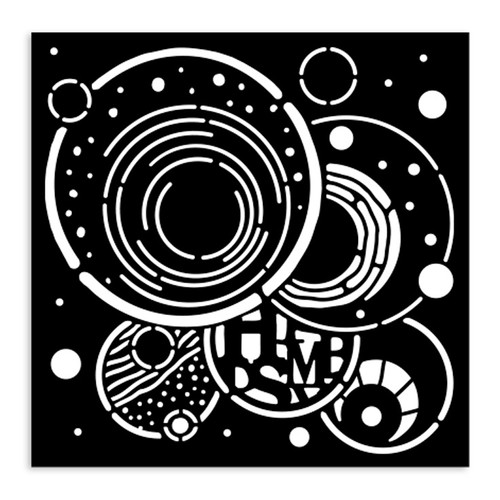 Stamperia Furry Friends Stencil-Vibrant Circles - 5A003CWM-1H94B