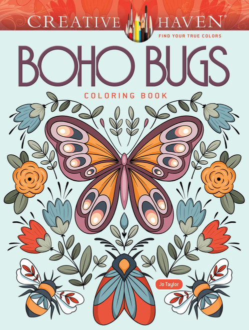 Creative Haven: Boho Bugs Coloring Book-Soft Cover - 5A003DB3-1H9K2 - 9780486854816