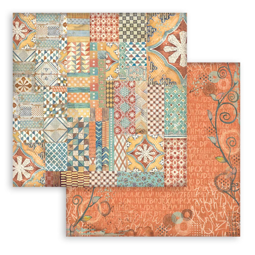 Stamperia Backgrounds Double-Sided Paper Pad 8"X8" 10/Pkg-Furry Friends - 5A003CVW-1H936