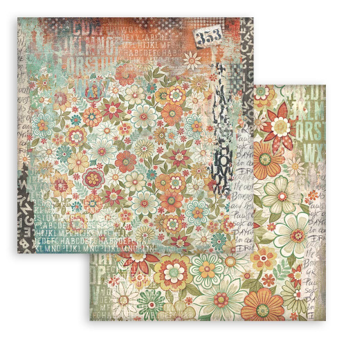 Stamperia Backgrounds Double-Sided Paper Pad 8"X8" 10/Pkg-Furry Friends - 5A003CVW-1H936