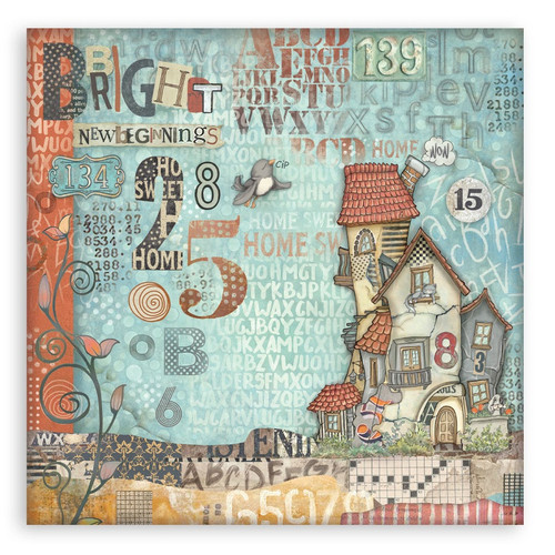 Stamperia Single-Sided Paper Pad 12"X12" 22/Pkg-Furry Friends - 5A003CW3-1H939