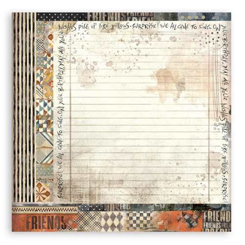 Stamperia Single-Sided Paper Pad 12"X12" 22/Pkg-Furry Friends - 5A003CW3-1H939