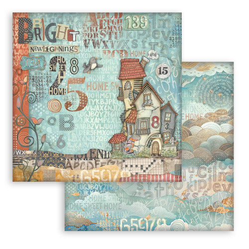 Stamperia Scrapbooking Pad 12"X12" 10/Pkg-Furry Friends - 5A003CWZ-1H935