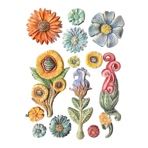 Stamperia Furry Friends Silicon Moulds and Soft Clay -House And Flowers - 5A003CVZ-1H93B