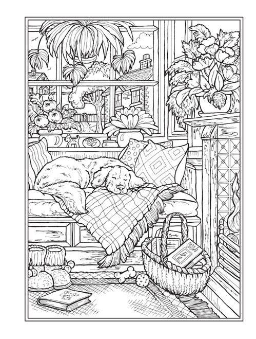 Creative Haven: Cozy Corners Coloring Book-Soft Cover - 5A003D9Y-1H9K5