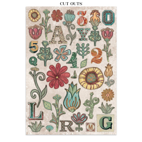 Stamperia Junk journal stickers, cut-outs, backgrounds-Furry Friends - 5A003CW4-1H94C