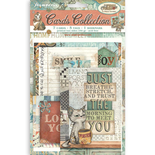 Stamperia Cards Collection-Furry Friends - 5A003CWX-1H94X - 5993110047360