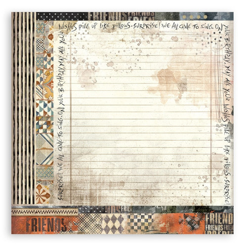 Stamperia Single-Sided Paper Pad 8"X8" 22/Pkg-Furry Friends - 5A003CWQ-1H94H