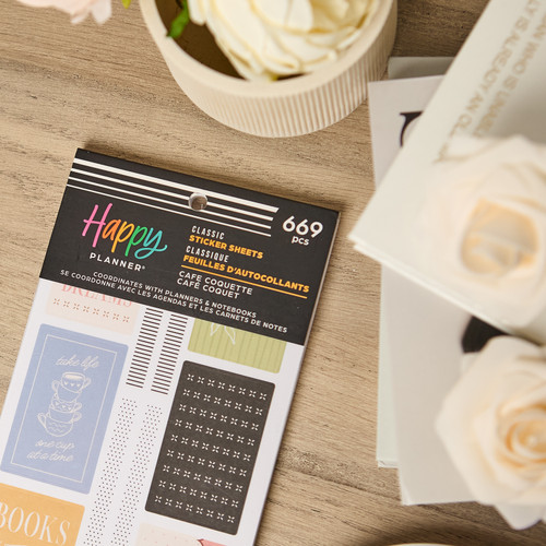 Happy Planner Classic Sticker Value Pack 30/Pkg-Cafe Coquette - 5A003GVV-1HBY0