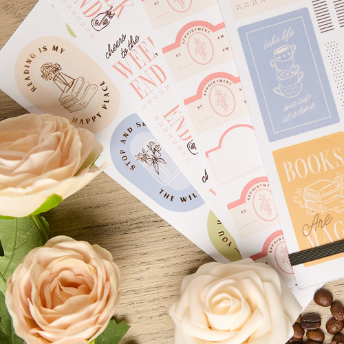 Happy Planner Classic Sticker Value Pack 30/Pkg-Cafe Coquette - 5A003GVV-1HBY0