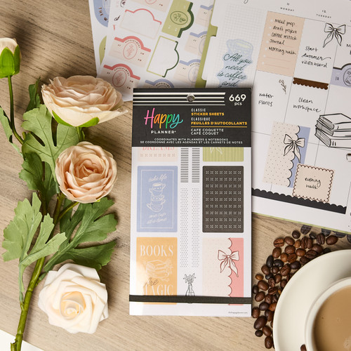 Happy Planner Classic Sticker Value Pack 30/Pkg-Caf? Coquette - 5A003GVV-1HBY0