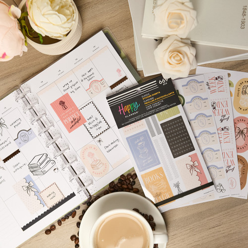 Happy Planner Classic Sticker Value Pack 30/Pkg-Cafe Coquette - 5A003GVV-1HBY0