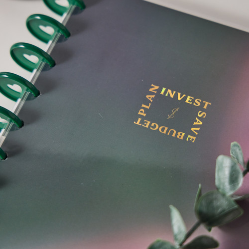 Happy Planner 12-Month Undated Classic Disc Bound Planner-Glowing Goals - 5A003GVR-1HBY3