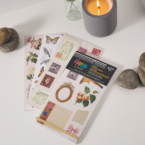 Happy Planner Classic Sticker Value Pack 30/Pkg-Crafted Collage - 5A003GVP-1HBY6