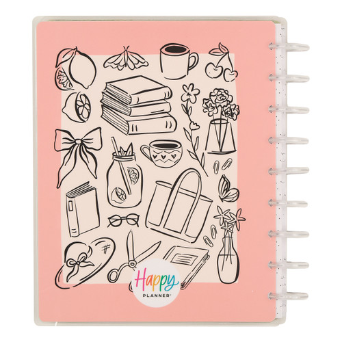 Happy Planner 12-Month Undated Classic Disc Bound Planner-Caf? Coquette - 5A003GVB-1HBXL
