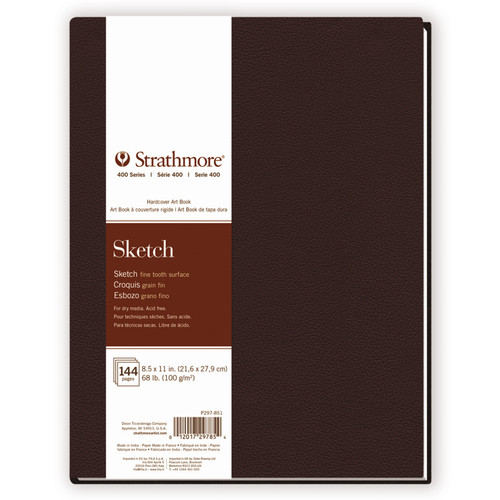 Strathmore 400 Series Sketch Paper Art Book 8.5"X11"-72 Sheets - 5A003G7S-1HB4M - 012017297854