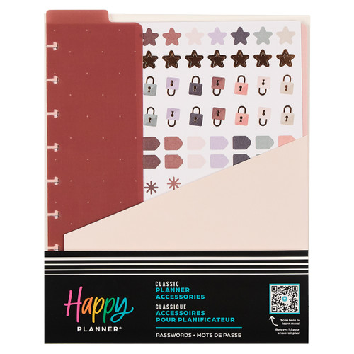 2 Pack - Happy Planner Classic Accessory Pack-Passwords - 5A003GVQ-1HBXR - 673807641969