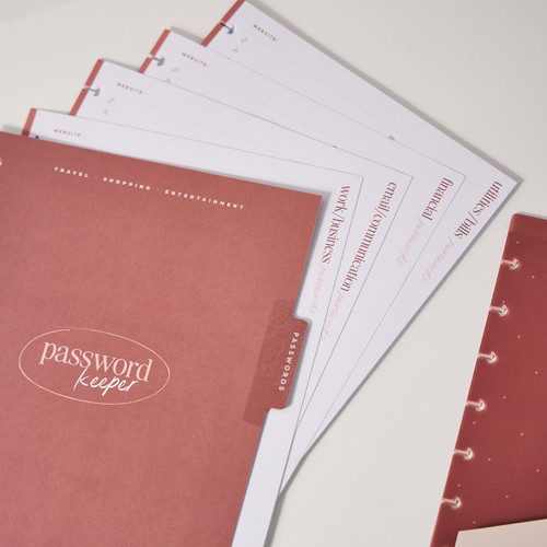 2 Pack - Happy Planner Classic Accessory Pack-Passwords - 5A003GVQ-1HBXR