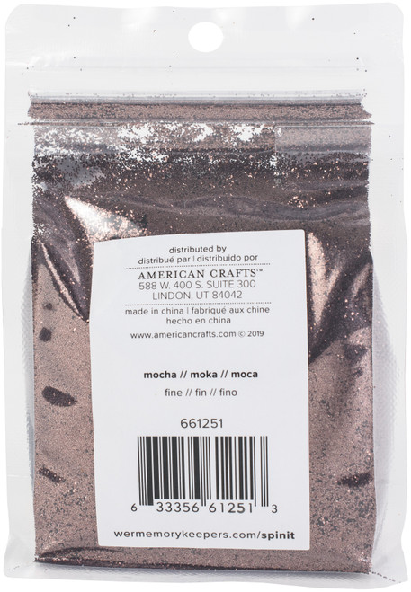 We R Spin It Fine Glitter 10oz-Mocha - WRFNGL-251