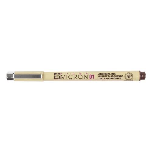 6 Pack - Sakura Pigma Micron Pen 01 .25mm Open Stock-Sepia - XSDK01-117 - 084511389571