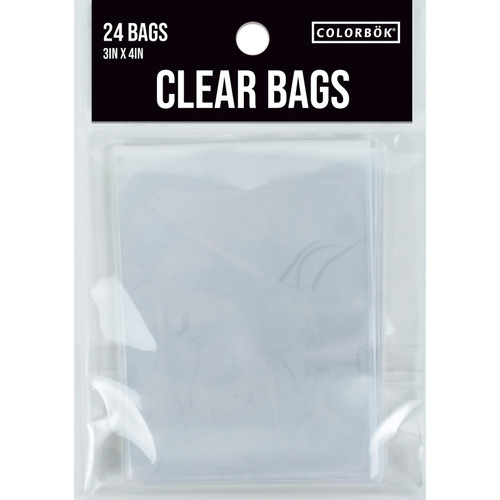 3 Pack - Colorbok Clear Bags-24/pkg - 35752 - 765468357522