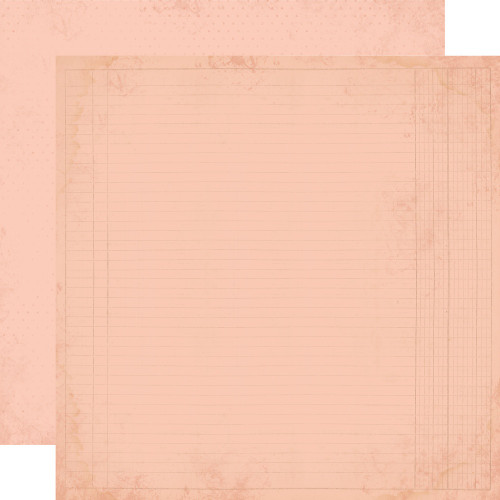 25 Pack - Simple Stories Vintage Junk Double-Sided Cardstock 12"x12"-Carnation - 5A003CRW-1H8ZP - 810191522164