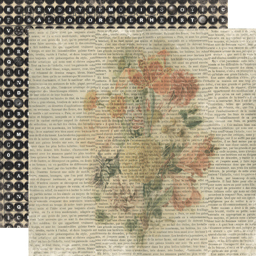 25 Pack - Simple Stories Vintage Junk Double-Sided Cardstock 12"x12"-Notes And Things - 5A003CRW-1H8ZX - 810191522041