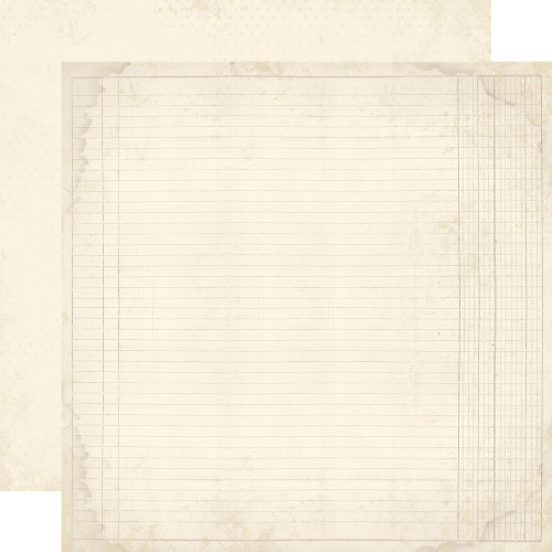 25 Pack - Simple Stories Vintage Junk Double-Sided Cardstock 12"x12"-Magnolia - 5A003CRW-1H8ZV - 810191522171