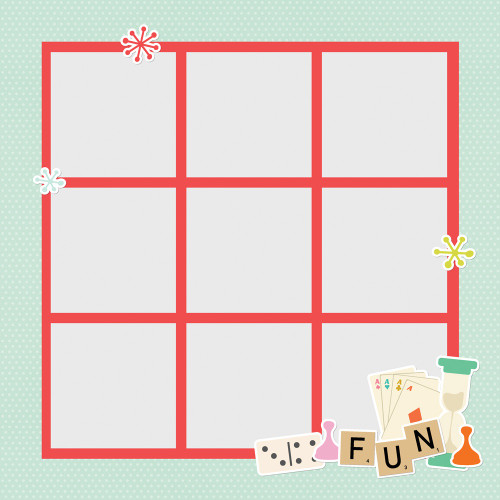 3 Pack - Simple Stories Simple Page Pieces Die Cuts 22/Pkg-Game Night - 5A003CQH-1H908