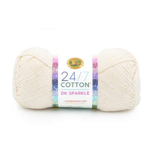 3 Pack - Lion Brand 24/7 Cotton DK Yarn-Star - 769-1HDNB - 023032127309