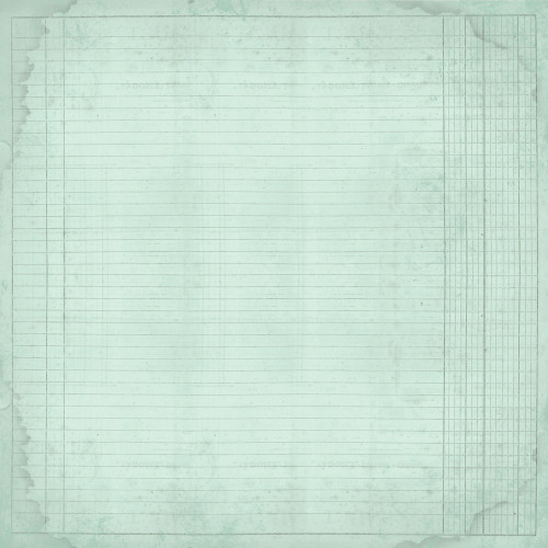 25 Pack - Simple Stories Vintage Junk Double-Sided Cardstock 12"x12"-Cypress - 5A003CRW-1H8ZR