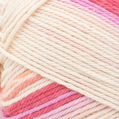 3 Pack - Lion Brand 24/7 Cotton DK Yarn-Flamingo - 769-1HDNF