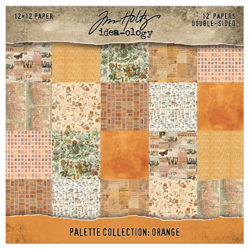 2 Pack - Idea-ology Double- Sided Cardstock 12"X12" 12/Pkg-Palette Collection: Orange - 5A003J4D-1HDBX - 040861944570